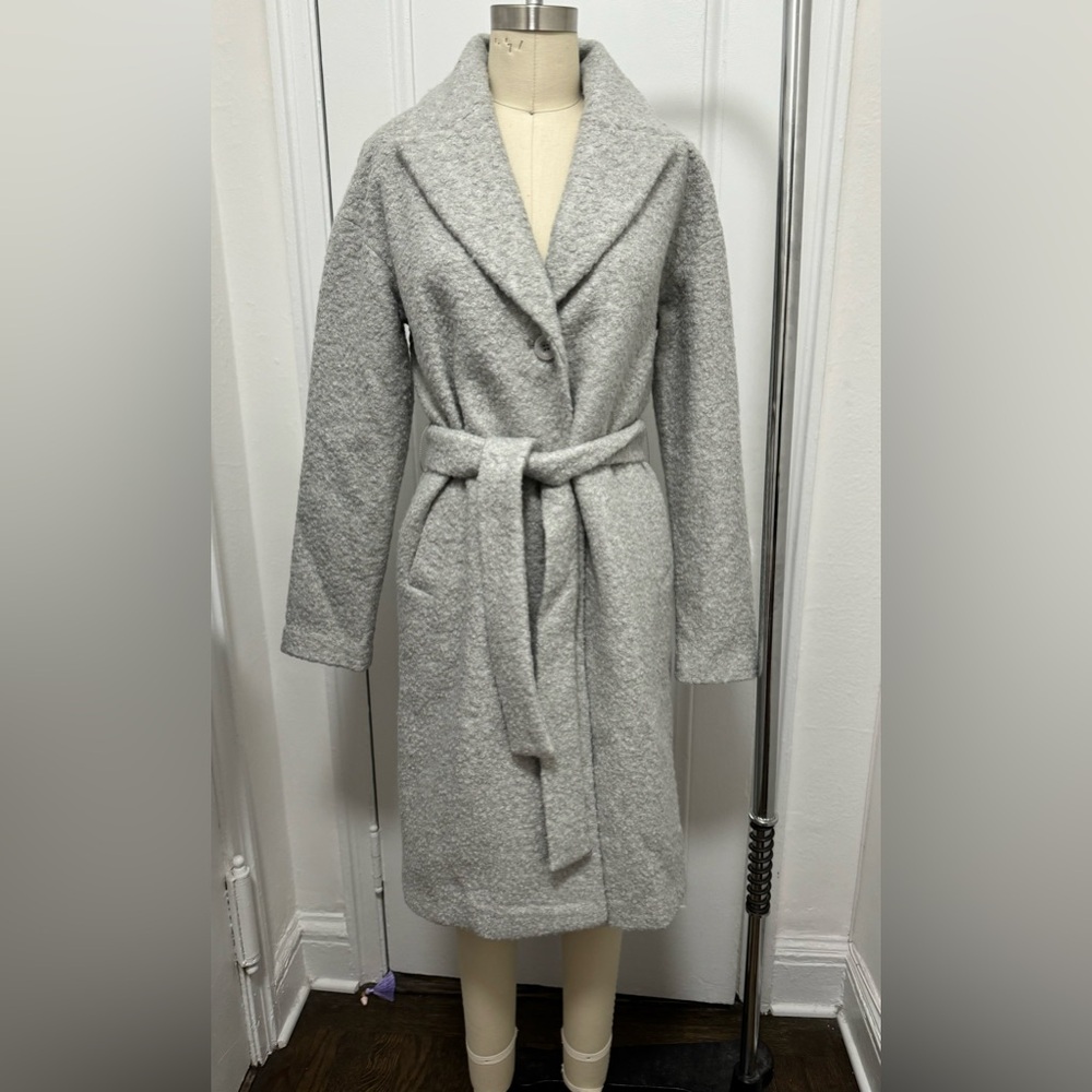 KENNETH COLE FAUX SHEARLING COAT